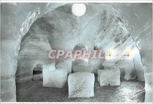 Cartes postales moderne Chamonix Le Montenvers La Grotte de la Mer de Glace Le Living Room