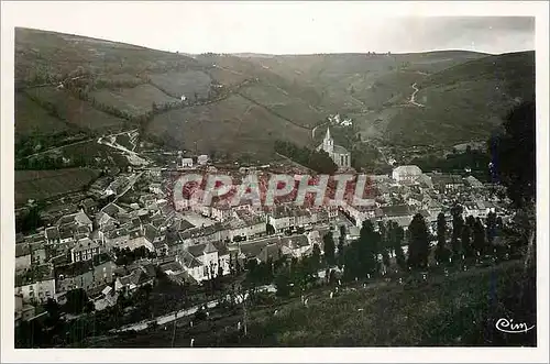 Ansichtskarte AK Chaudesaigues Cantal Vue generale prise de la route de St Chely