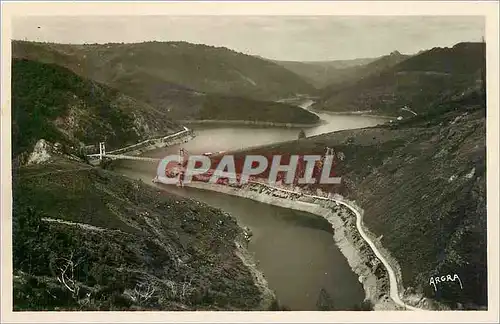 Ansichtskarte AK Vallee de la Truyere Lac de Sarrans  Vue sur le Pont de Treboul