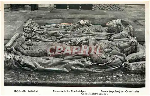 Ansichtskarte AK Burgos Catedral Sepulcro de los Condestables Tombe des Connetables