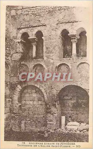 Ansichtskarte AK Ancienne Abbaye de Jumieges Triforium de l'Eglise Saint Pierre