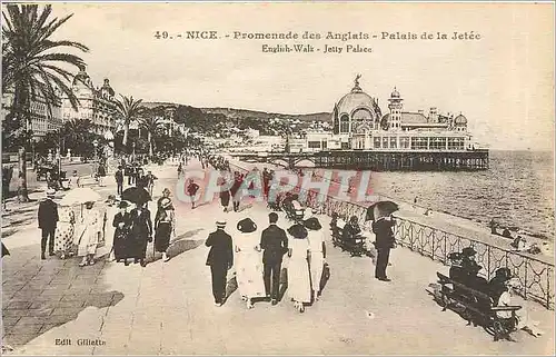 Cartes postales Nice Promenade des Anglais Palais de la Jetee