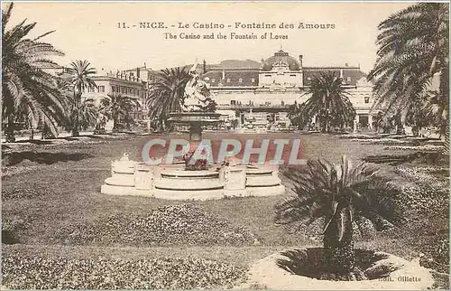 Cartes postales Nice Le Casino Fontaine des Amours