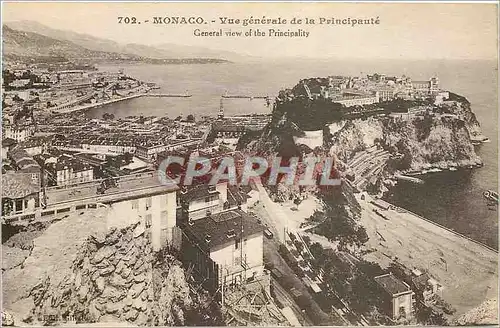 Cartes postales Monaco Vue generale de la Principaute