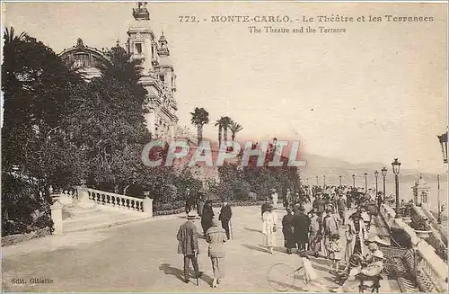 Cartes postales Monte Carlo Le Theatre et les Terrasses