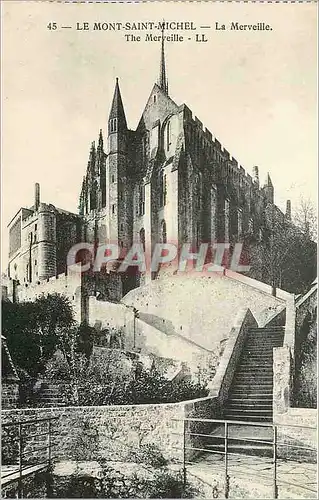 Cartes postales Le Mont Saint Michel La Merveille