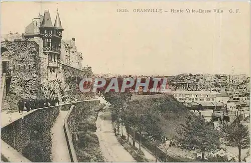 Ansichtskarte AK Granville Haute Ville Basse Ville