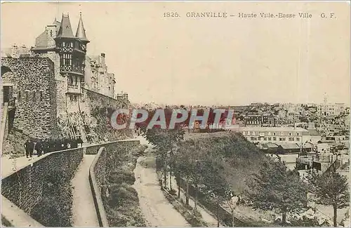 Cartes postales Granville Haute Ville Basse Ville