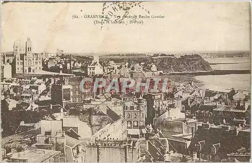 Cartes postales Granville Vue generale Roche Gautier
