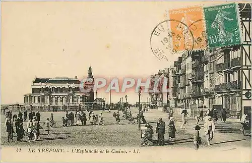 Cartes postales Le Treport L'Esplanade et le Casino