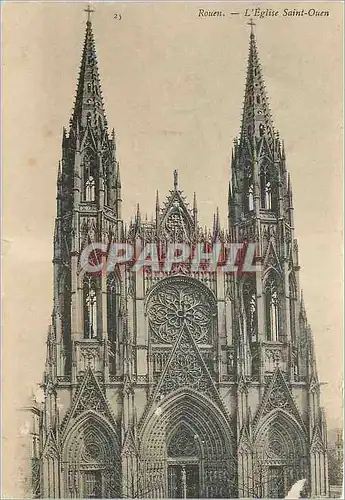 Cartes postales Rouen l'Eglise Saint Ouen