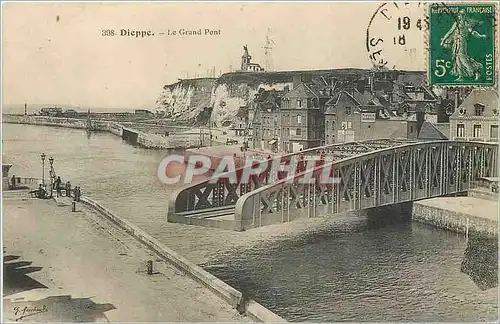 Ansichtskarte AK Dieppe Le Grand Pont