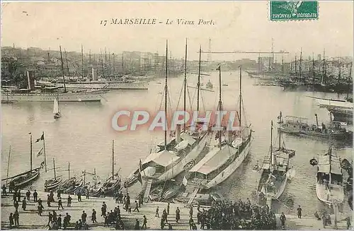 Cartes postales Marseille Le Vieux Port Bateaux