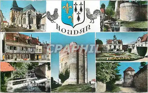 Cartes postales moderne Houdan Seine et Oise l'Eglise St Jacques Coq Poule