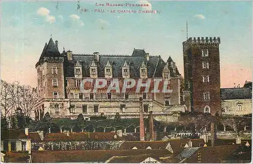 Cartes postales Pau Le Chateau d'Henri IV