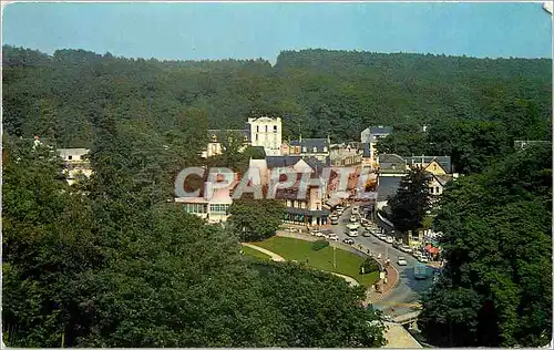 Moderne Karte Station Thermale de Bagnoles de l'Orne Orne Vue generale