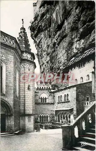 Cartes postales moderne Rocamadour La Chapelle St Jean et le Rocher