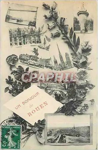 Cartes postales Un Bonjour de Rouen