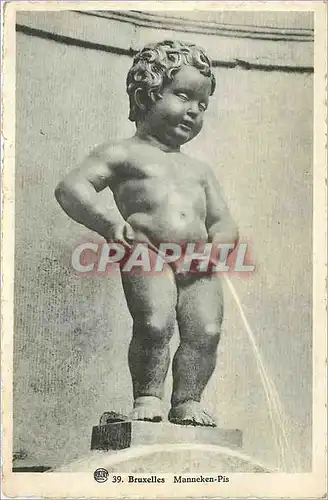 Cartes postales Bruxelles Manneken Pis