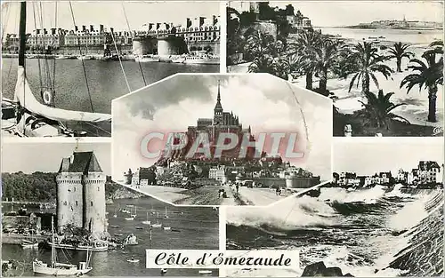 Cartes postales moderne Cote d'Emeraude Saint Malo le Bassin Dinard la Palmeraie