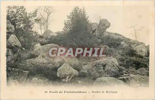 Ansichtskarte AK Foret de Fontainebleau Rocher de Bouligny