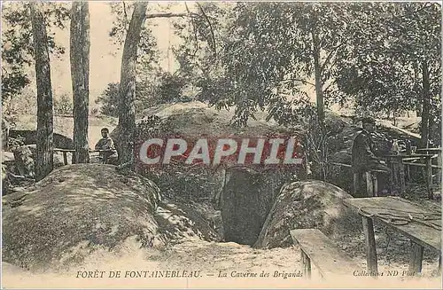 Ansichtskarte AK Foret de Fontainebleau La Caverne des Brigands