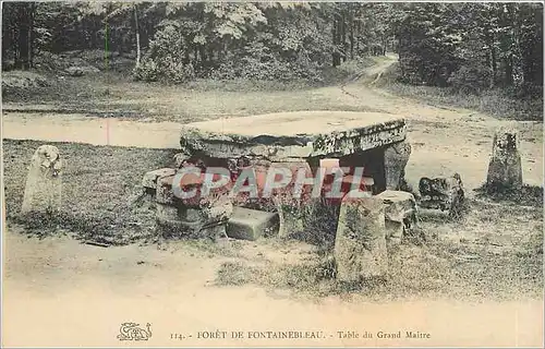 Cartes postales Foret de Fontainebleau Table du Grand Maitre