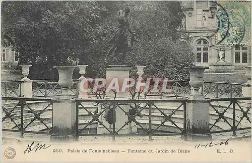 Ansichtskarte AK Palais de Fontainebleau Fontaine du Jardin de Diane