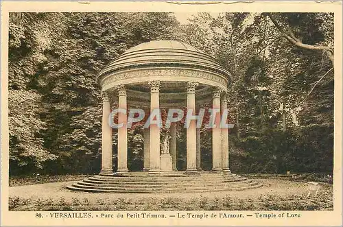 Cartes postales Versailles Parc du Petit Trianon Le Temple de l'Amour