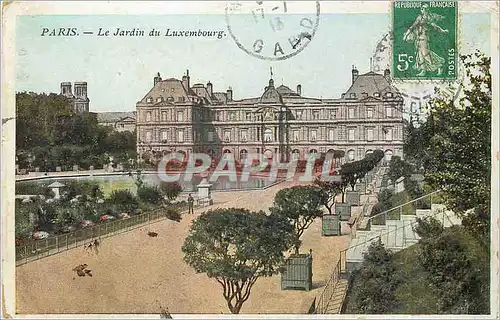 Cartes postales Paris Le Jardin du Luxembourg