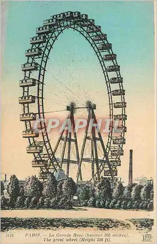 Cartes postales Paris La Grande Roue