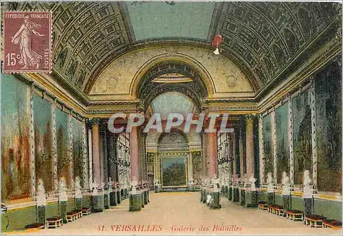 Cartes postales Versailles Galerie des Batailles