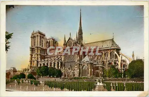 Cartes postales Notre Dame les Tours le portail sud et l'Abside