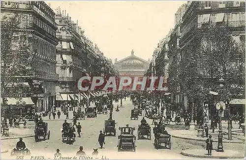 Cartes postales Paris L'Avenue de l'Opera