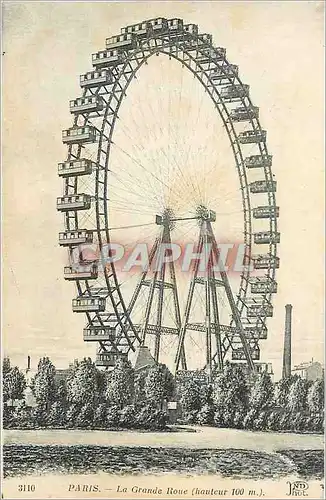 Cartes postales Paris La Grande Roue