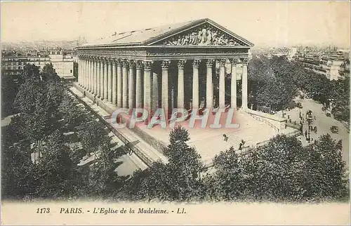 Cartes postales Paris L'Eglise de la Madeleine