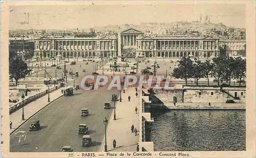 Cartes postales Paris Place de la Concorde