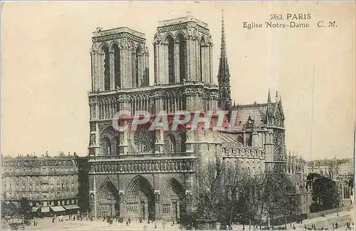 Cartes postales Paris Eglise Notre Dame