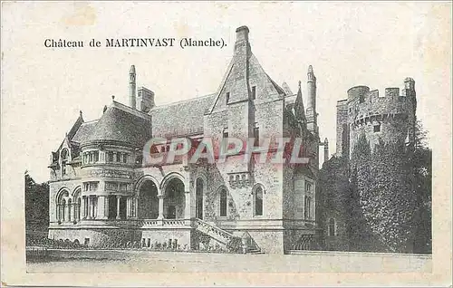 Cartes postales Chateau de Martinvast Manche