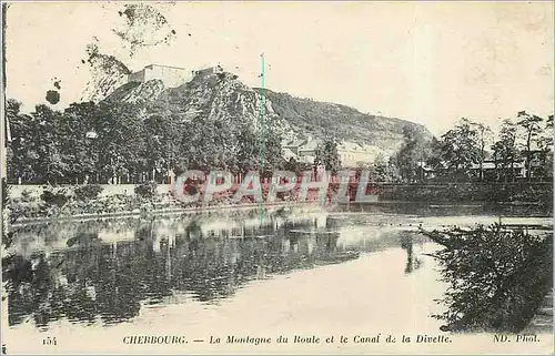 Cartes postales Cherbourg La Montagne du Roule et le Canal de la Divette