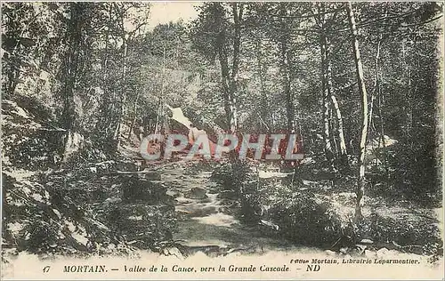 Cartes postales Mortain Vallee de la Cance vers la Grande Cascade