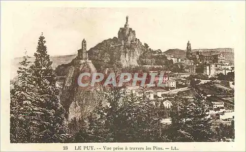 Ansichtskarte AK Le Puy Vue prise a travers les Pins