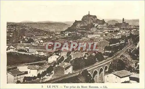 Cartes postales Le Puy Vue prise du mont Ronzon