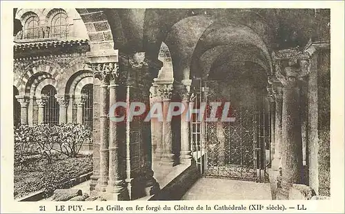 Ansichtskarte AK Le Puy La Grille en fer forge du Cloitre de la Cathedrale