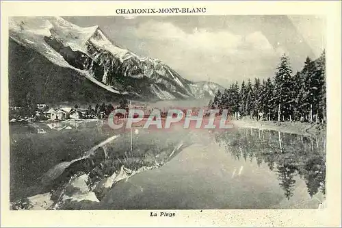 Cartes postales Chamonix Mont Blanc La Plage