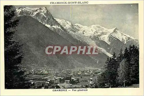 Cartes postales Chamonix Mont Blanc Chamonix Vue generale