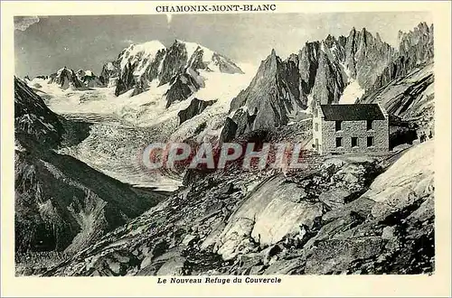 Ansichtskarte AK Chamonix Mont Blanc Le Nouveau Refuge du Couvercle