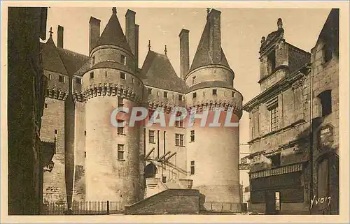 Ansichtskarte AK Langeais Indre et Loire L'Entree du Chateau