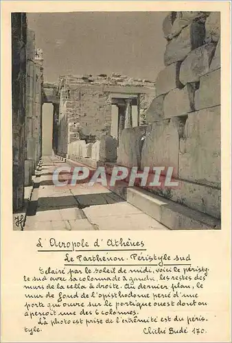 Cartes postales L'Acropole d'Athenes Le Parthenon