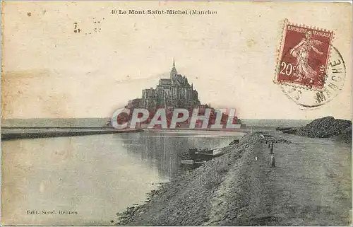 Cartes postales Le Mont Saint Michel Manche